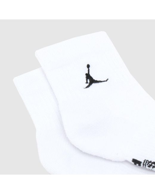 Nike White Ankle Sock 3 Pack