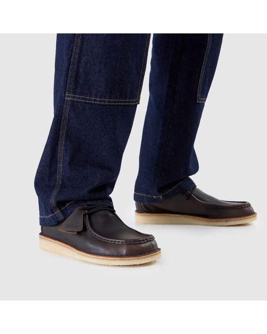 Clarks Brown Desert Nomad Shoes for men