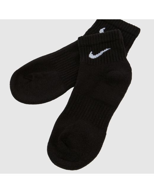 Nike Black Ankle Socks 6 Pack