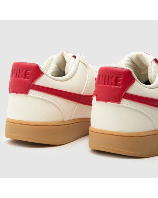 Nike Pink Court Vision Low Trainers for men