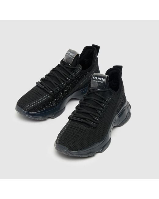 Steve Madden Black Maxilla Trainers