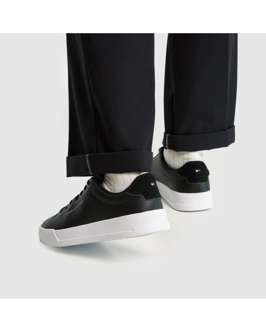 Tommy Hilfiger Black Court Core Trainers for men