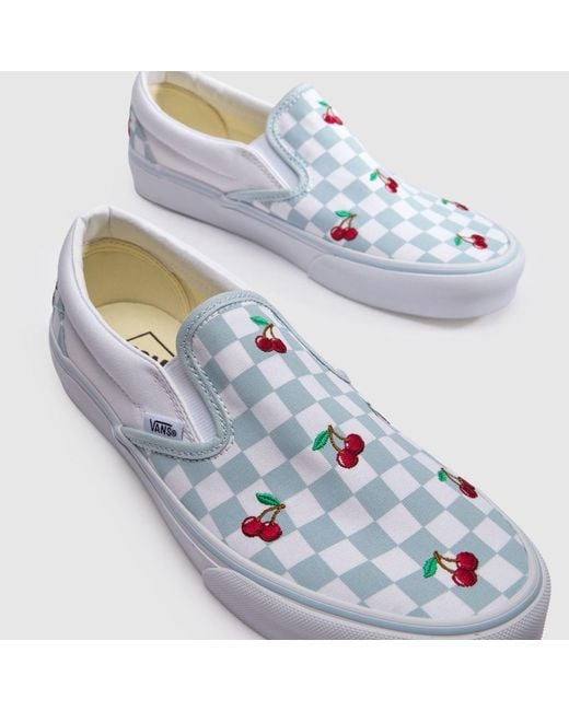 Vans White Classic Slip-On Trainers