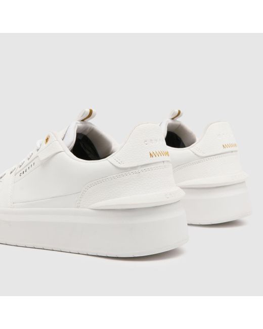 Cruyff White Endorsed Tennis Trainers In for men