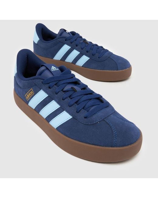 Adidas Blue Vl Court 3.0 Trainers for men