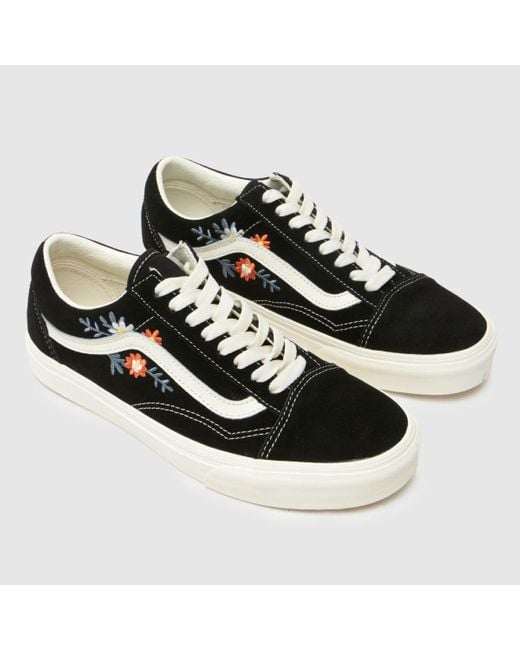 Vans Black Old Skool Trainers In