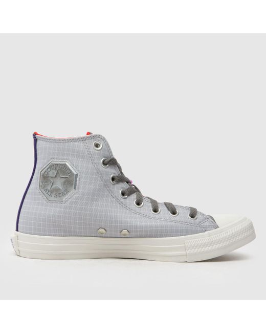 Converse Gray All Star Hi Transformers Trainers In for men