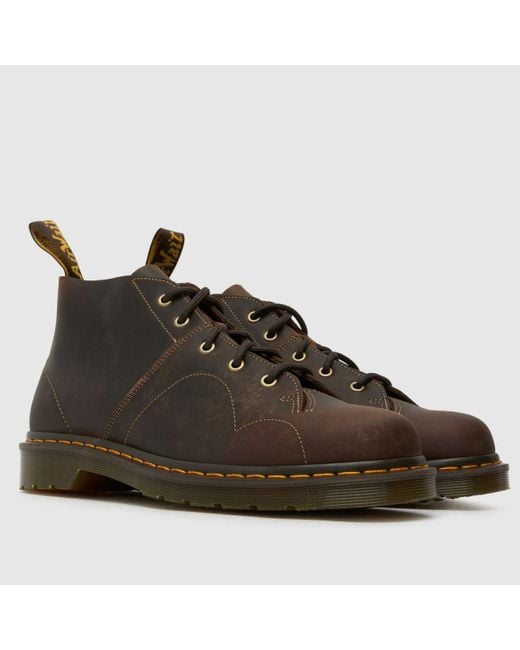 Dr. Martens Brown Church Monkey Boots for men