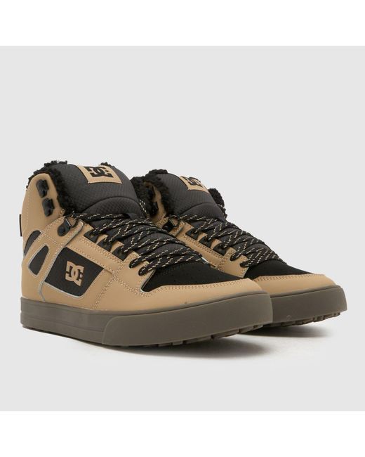Dc Brown Pure High Top Wc Trainers for men