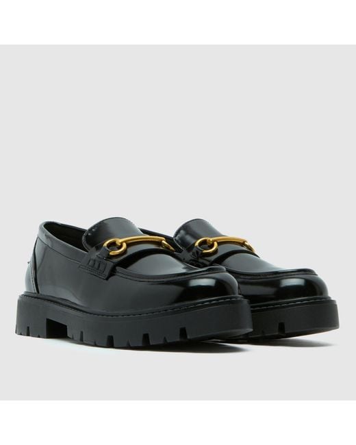 Schuh Black Lex Snaffle Loafer Flats