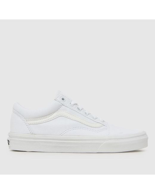 Vans White Old Skool Trainers