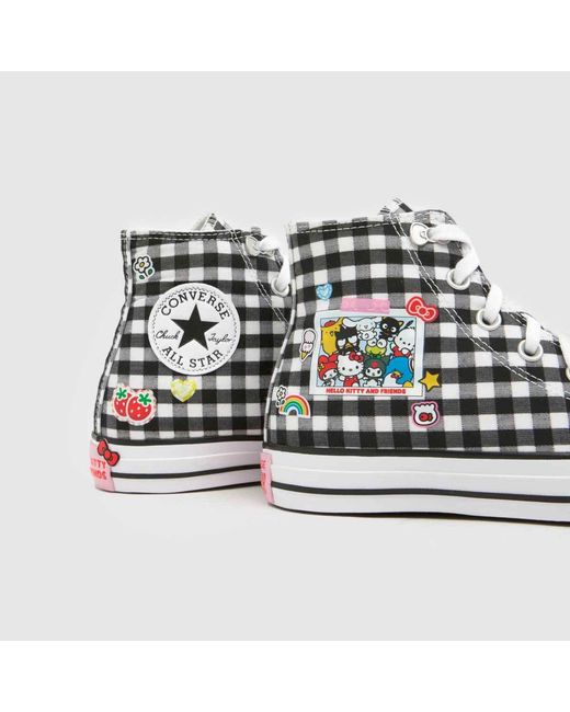 Converse Blue All Star Hi Hello Kitty Trainers