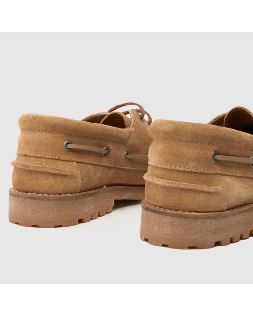 Schuh Brown Princeton Boat Shoes for men