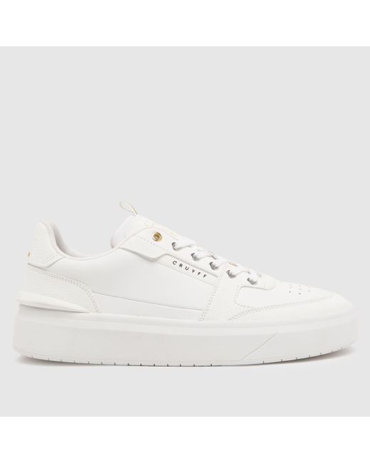 Cruyff White Uk Endorsed Tennis Trainers for men
