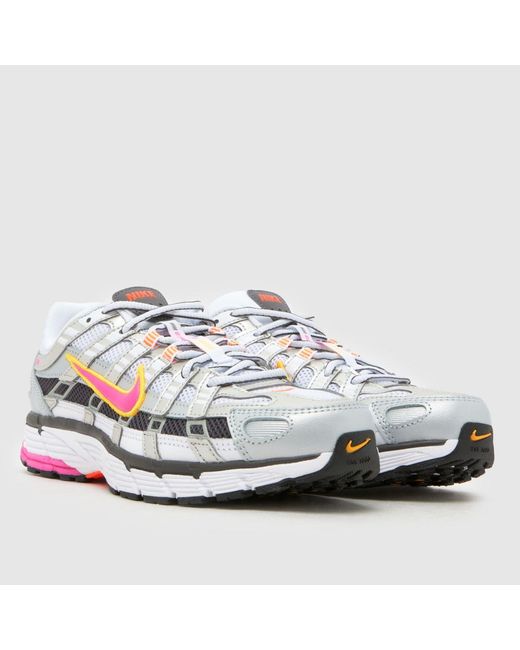 Nike White P-6000 Trainers