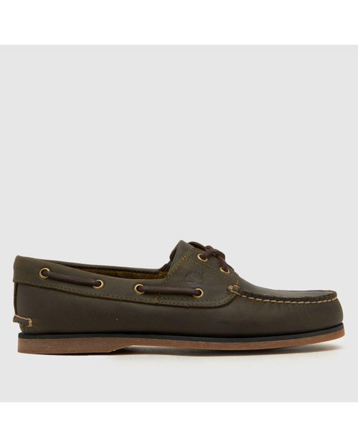 Timberland Brown Classic Boat Shoes In for men