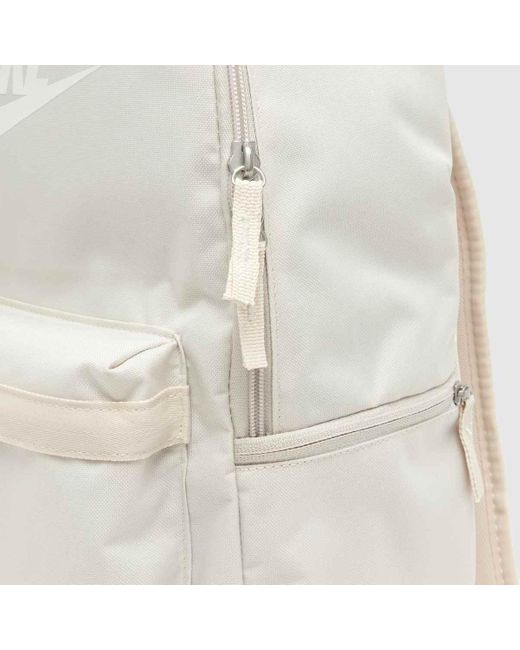 Nike White Heritage Backpack