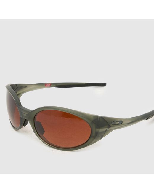 Oakley Brown Eye Jacket Redux Oval Sunglass