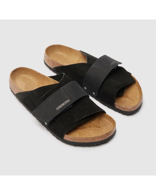 Birkenstock Black Kyoto Sandals for men