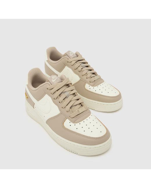 Nike Natural Air Force 1 Trainers
