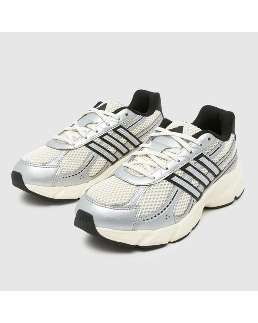 Adidas White Technochaos 2000 Trainers