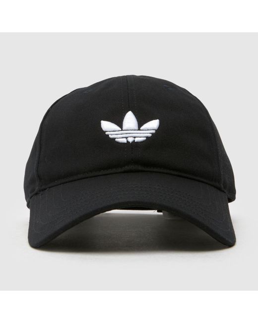 Adidas Black Trefoil Baseball Cap