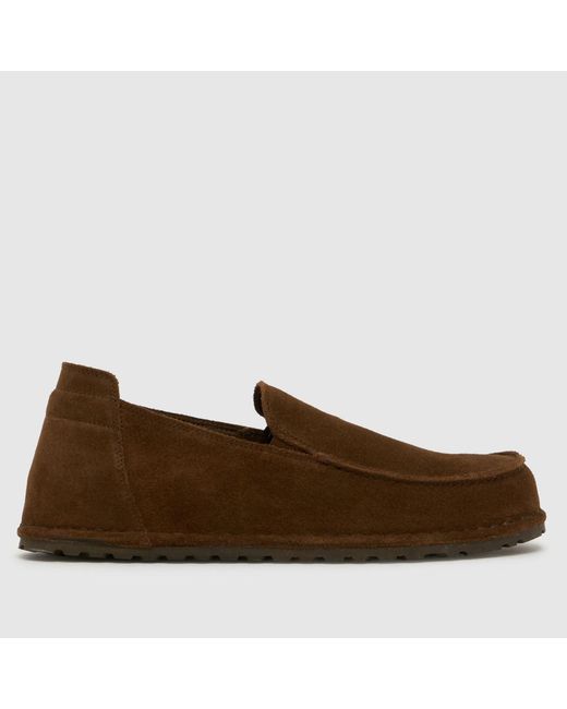 Birkenstock Brown Utti Slip On Shoes for men