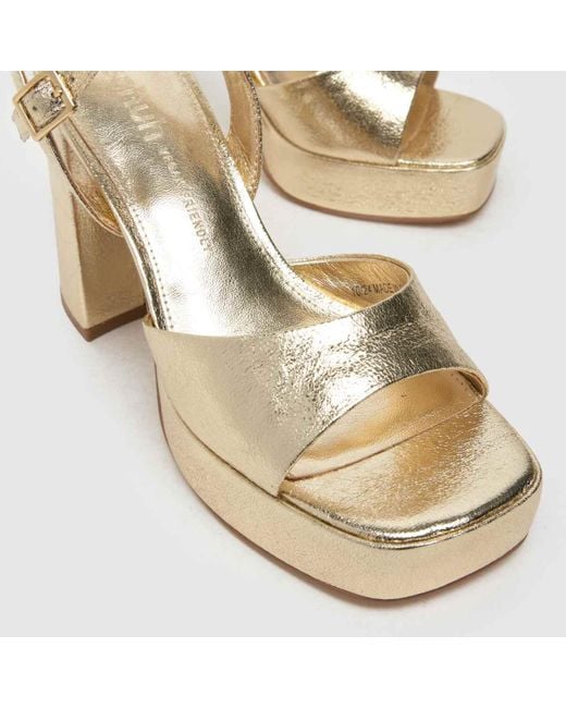 Schuh Metallic Sabina Platform High Heels