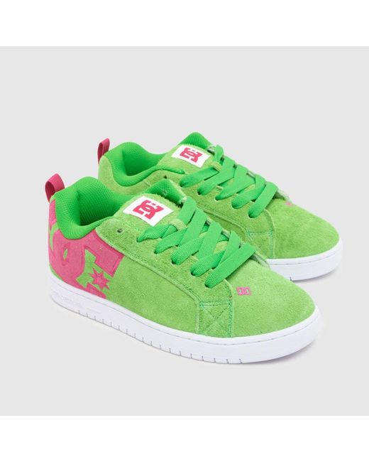 Dc Green Court Graffik Trainers