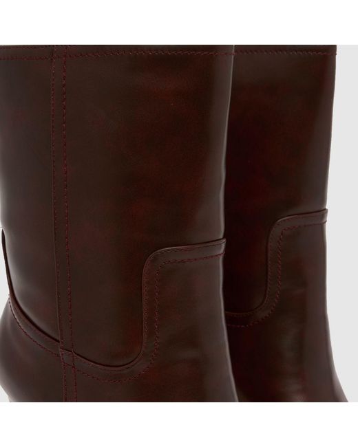 SIMMI Brown Treudo Heeled Boots