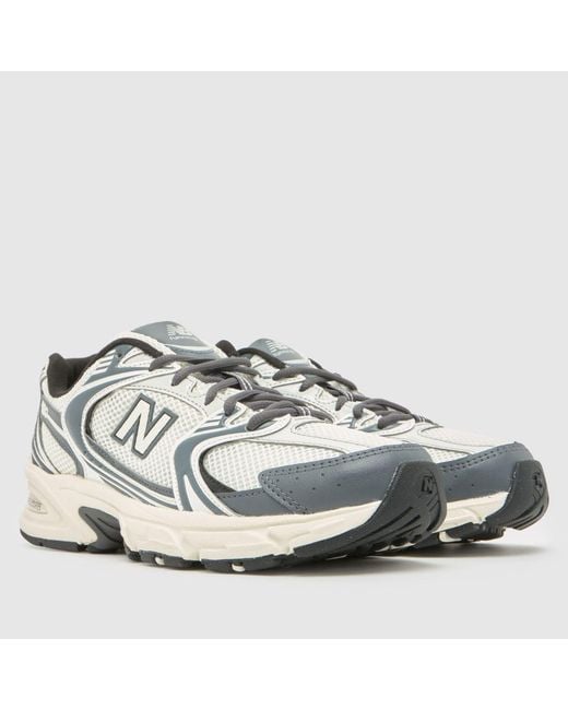 New Balance White 530 Trainers