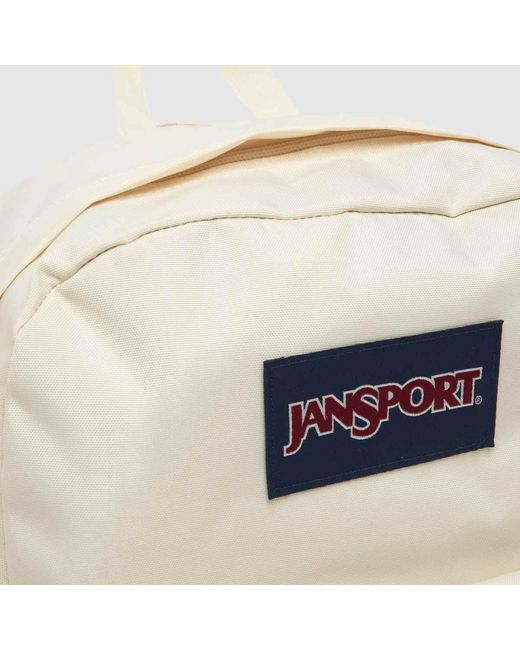Jansport White Superbreak Backpack