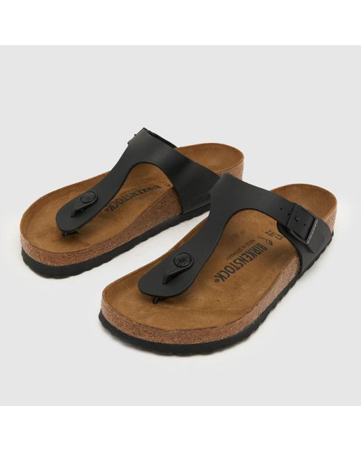 Birkenstock Brown Gizeh Footbed Sandals