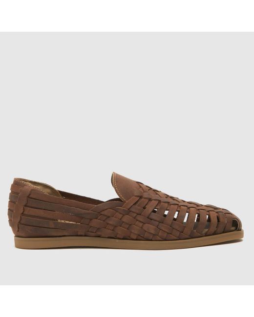 H by Hudson Brown Sparta Espadrille Shoes In for men
