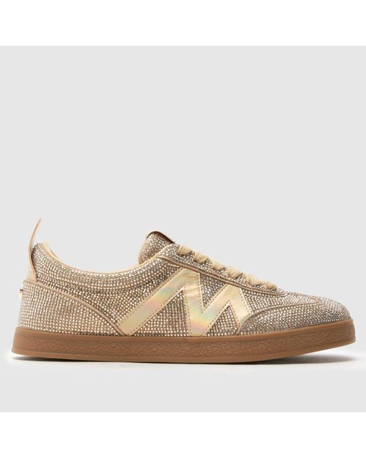 Steve Madden Brown Degree-R Bling Trainers