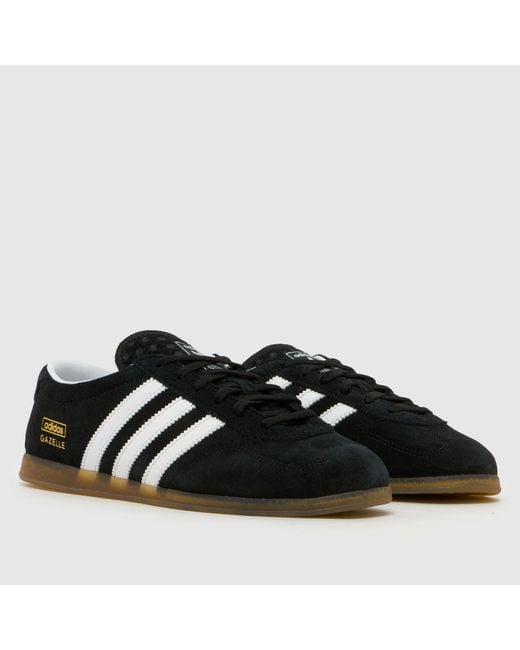 Adidas Black Gazelle Lo Pro Trainers