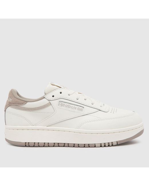 Reebok White Club C Double Trainers In