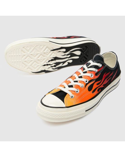 Converse Red Chuck 70 Ox Flames Trainers In for men