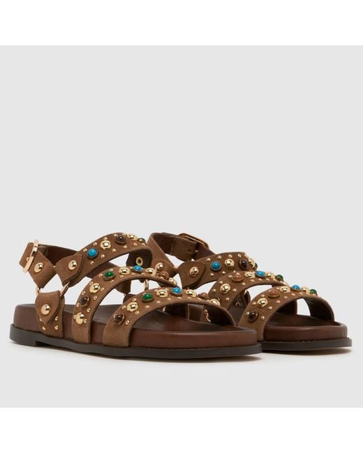 Bibi Lou Brown Linder Sandals