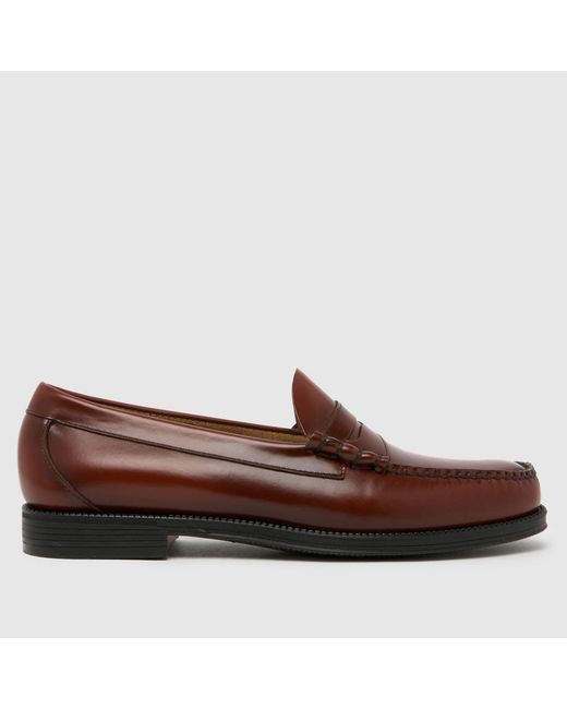 G.H.BASS Brown Weejuns Larson Penny Loafer Shoes for men