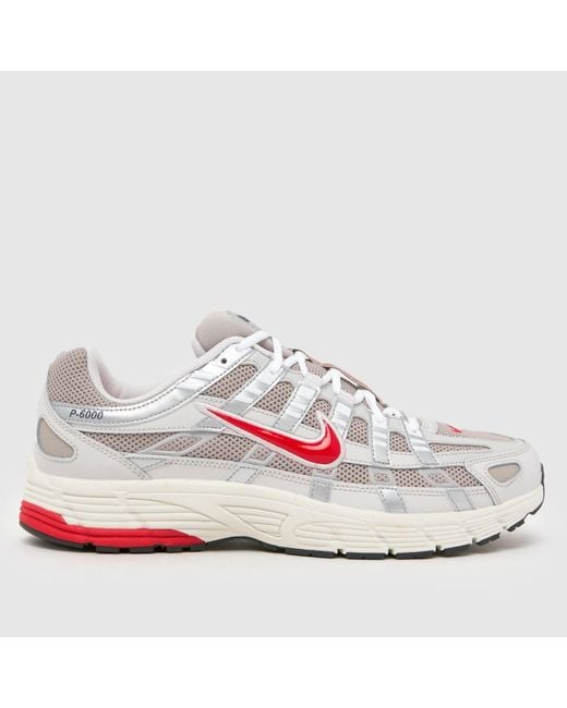 Nike White P-6000 Trainers for men