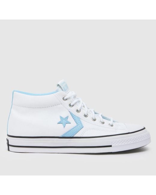 Converse White Star Player 76 Mid Trainers for men