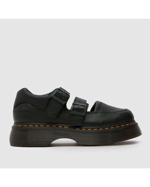 Dr. Martens Black Buzz Mary Jane Flats