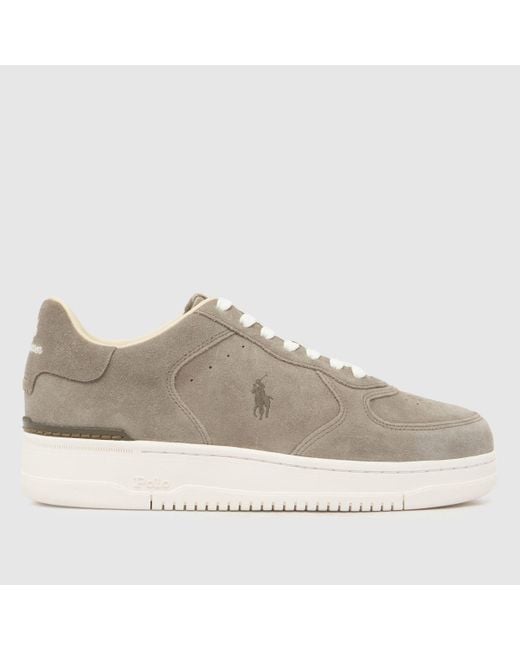 Polo Ralph Lauren Gray Masters Court Trainers for men