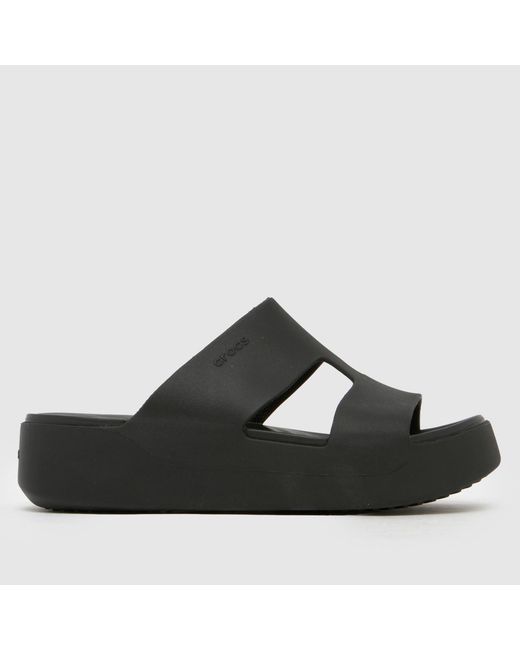 CROCSTM Black Getaway Platform H-Strap Sandals