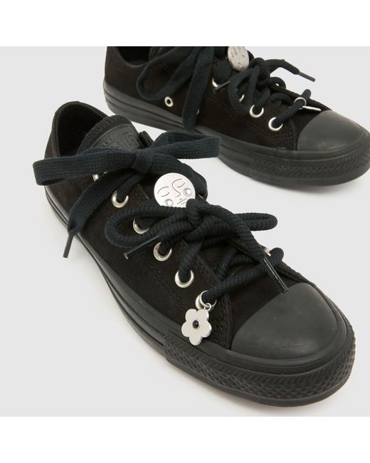Converse Black All Star Ox Trainers