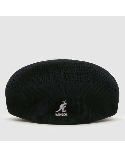 Kangol Black Tropic 504 Flat Cap