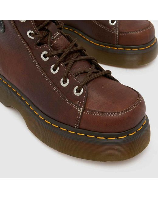 Dr. Martens Brown Buzz 8 Eye Boots