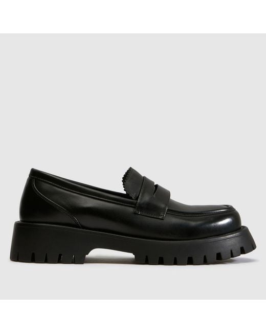SIMMI Black Eden Loafer Flats