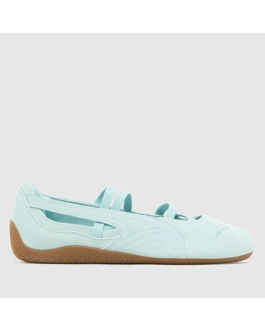 PUMA Blue Speedcat Ballet Trainers